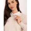 Italy Moda Sweter-IR-SW-A6-9618.29-smėlio spalva