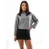 Italy Moda Sweter-IR-SW-C16611A.86-pilka