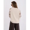 Italy Moda Sweter-IR-SW-C17123.98-jasny smėlio spalva