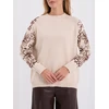 Italy Moda Sweter-IR-SW-C17123.98-jasny smėlio spalva