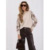 Italy Moda Sweter-IR-SW-C17123.98-jasny smėlio spalva