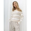 Italy Moda Sweter-IR-SW-G9727.13-smėlio spalva
