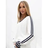 Italy Moda Sweter-IR-SW-G990.26-balta ir-tamsiai mėlyna