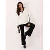 Italy Moda Sweter-IR-SW-G990.26-baltai-juodas