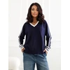 Italy Moda Sweter-IR-SW-G990.26-tamsiai mėlyna