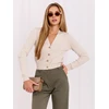 Italy Moda Sweter-IR-SW-JK8687.07P-jasny smėlio spalva