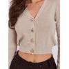 Italy Moda Sweter-IR-SW-JK8687.07P-smėlio spalva
