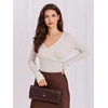 Italy Moda Sweter-IR-SW-JK8688.79-jasny smėlio spalva
