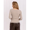 Italy Moda Sweter-IR-SW-JK8688.79-smėlio spalva