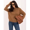 Italy Moda Sweter-IR-SW-K17003.99-camelowy
