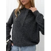 Italy Moda Sweter-IR-SW-K17003.99-ciemny pilka