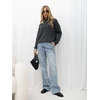 Italy Moda Sweter-IR-SW-K17003.99-ciemny pilka