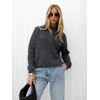 Italy Moda Sweter-IR-SW-K17003.99-ciemny pilka