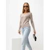 Italy Moda Sweter-IR-SW-QF6137.07-smėlio spalva