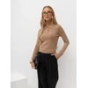 Italy Moda Sweter-IR-SW-QF6755.94-camelowy