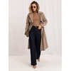Italy Moda Sweter-IR-SW-QF8615.84-camelowy