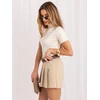 Italy Moda Sweter-IR-SW-QF8615.84-jasny smėlio spalva