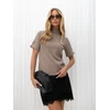 Italy Moda Sweter-IR-SW-QF9286.69-ciemny bezowy
