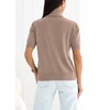 Italy Moda Sweter-IR-SW-QF9295-1.00-ciemny bezowy