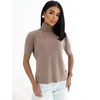 Italy Moda Sweter-IR-SW-QF9295-1.00-ciemny bezowy