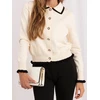 Italy Moda Sweter-IR-SW-QF9581.13-jasny smėlio spalva
