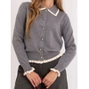 Italy Moda Sweter-IR-SW-QF9581.13-pilka