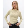 Italy Moda Sweter-IR-SW-RR1316.34-oliwkowy