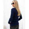 Italy Moda Sweter-IR-SW-RR1316.34-tamsiai mėlyna