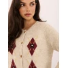 Italy Moda Sweter-IR-SW-RR1395.46-jasny smėlio spalva
