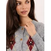 Italy Moda Sweter-IR-SW-RR1395.46-pilka