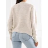 Italy Moda Sweter-IR-SW-RR986.22-jasny smėlio spalva