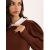 Italy Moda Sweter-IR-SW-YM926.13-jasny ruda