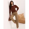 Italy Moda Sweter-IR-SW-YM926.13-jasny ruda