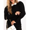 Italy Moda Sweter-IR-SW-YM926.13-juoda