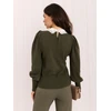 Italy Moda Sweter-IR-SW-YM926.13-khaki