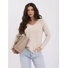 Italy Moda Sweter-IT-SW-0810.28-smėlio spalva