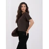 Italy Moda Sweter-IT-SW-2204.36-ciemny ruda