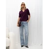 Italy Moda Sweter-IT-SW-2601.51-ciemny violetinė