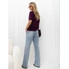 Italy Moda Sweter-IT-SW-2601.51-ciemny violetinė