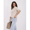 Italy Moda Sweter-IT-SW-2603.27-jasny smėlio spalva