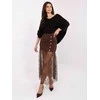 Italy Moda Sweter-IT-SW-7703.70-juoda