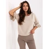 Italy Moda Sweter-IT-SW-99244.65-smėlio spalva