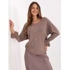 Italy Moda Sweter-IT-SW-99717.89-ciemny bezowy