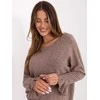 Italy Moda Sweter-IT-SW-99717.89-ciemny bezowy