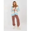 Italy Moda Sweter-MI-SW-0122.51-šviesiai mėlyna