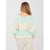 Italy Moda Sweter-MI-SW-0203.71-mietowy