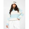 Italy Moda Sweter-MI-SW-0203.71-šviesiai mėlyna