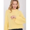 Italy Moda Sweter-MI-SW-1215.97-jasny geltona