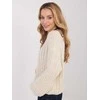 Italy Moda Sweter-MI-SW-1215.97-jasny smėlio spalva