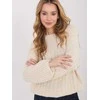 Italy Moda Sweter-MI-SW-1215.97-jasny smėlio spalva